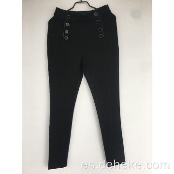 Pantalones de punto de punto de punto de mujer para mujeres